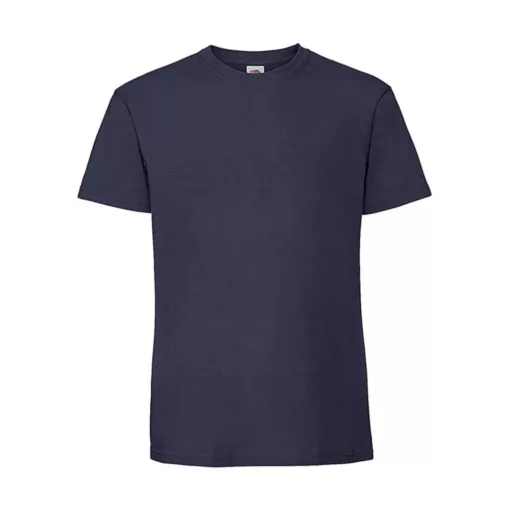 Férfi póló  Rövid ujjú Fruit of the Loom Ringspun Premium T   Hamuszürke   urespolo.hu
