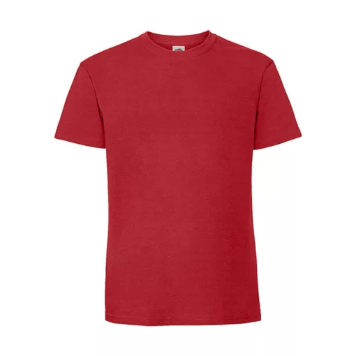 Férfi póló  Rövid ujjú Fruit of the Loom Ringspun Premium T   Hamuszürke   urespolo.hu