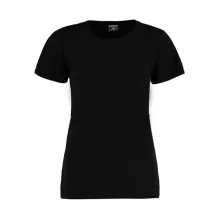 Női rövid ujjú felső Kustom Kit Women's Fashion Fit Superwash 60 Tee M, Fekete