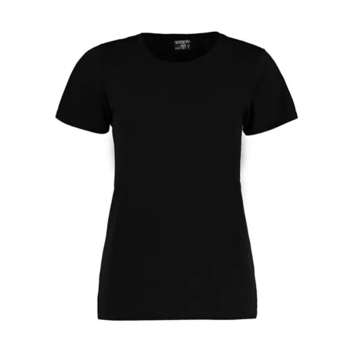 Női rövid ujjú felső Kustom Kit Women's Fashion Fit Superwash 60 Tee 2XL, Fekete