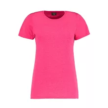 Női rövid ujjú felső Kustom Kit Women's Fashion Fit Superwash 60 Tee XS, Rózsaszín Marl