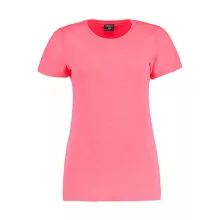 Női rövid ujjú felső Kustom Kit Women's Fashion Fit Superwash 60 Tee S, Korall Marl
