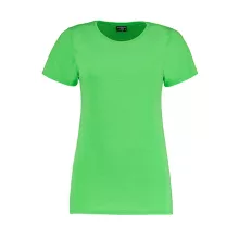 Női rövid ujjú felső Kustom Kit Women's Fashion Fit Superwash 60 Tee M, Lime zöld Marl