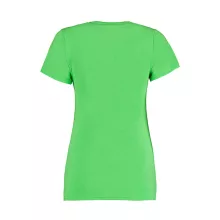 Női rövid ujjú felső Kustom Kit Women\'s Fashion Fit Superwash 60 Tee XL, Lime zöld Marl