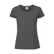 Női póló  Rövid ujjú Fruit of the Loom Lady-Fit Ringspun Premium T   Fehér   urespolo.hu