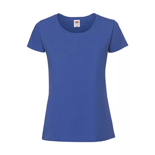 Női póló  Rövid ujjú Fruit of the Loom Lady-Fit Ringspun Premium T   Fehér   urespolo.hu