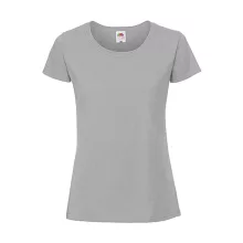 Női póló  Rövid ujjú Fruit of the Loom Lady-Fit Ringspun Premium T   Cink   urespolo.hu
