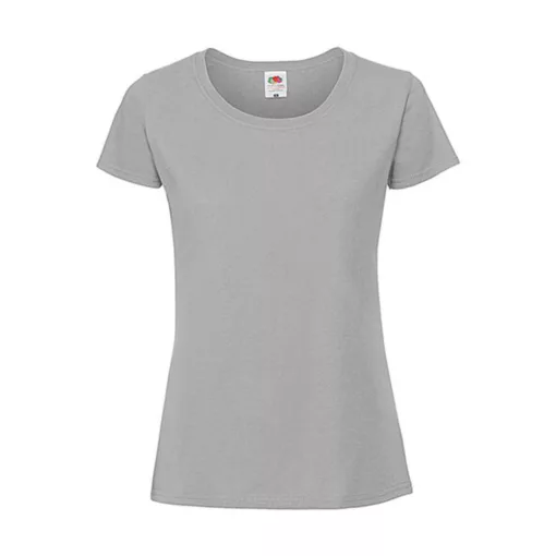 Női póló  Rövid ujjú Fruit of the Loom Lady-Fit Ringspun Premium T   Cink   urespolo.hu