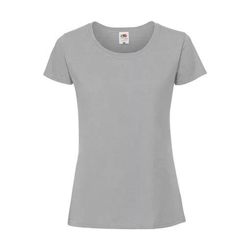 Női póló  Rövid ujjú Fruit of the Loom Lady-Fit Ringspun Premium T   Cink   urespolo.hu