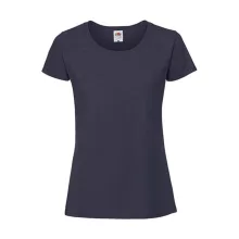 Női póló  Rövid ujjú Fruit of the Loom Lady-Fit Ringspun Premium T   Mély sötétkék (navy)   ure