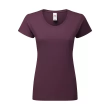 Fruit of the Loom Ladies' Iconic 195 Ringspun Premium T 61-424-0 Dark Plum S