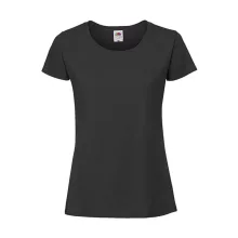 Női póló  Rövid ujjú Fruit of the Loom Lady-Fit Ringspun Premium T   Narancssárga   urespolo.hu