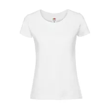 Női póló  Rövid ujjú Fruit of the Loom Lady-Fit Ringspun Premium T   Hamuszürke   urespolo.hu