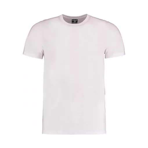 Férfi rövid ujjú póló Kustom Kit Fashion Fit Superwash 60 Tee XS, Fehér