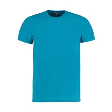 Férfi rövid ujjú póló Kustom Kit Fashion Fit Superwash 60 Tee XS, Türkizkék Marl