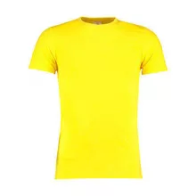 Férfi rövid ujjú póló Kustom Kit Fashion Fit Superwash 60 Tee XS, Sárga Marl