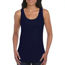 Női póló  Ujjatlan Gildan Gildan Ladies Softstyle Tank Top   Fekete   urespolo.hu