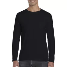 Férfi póló  Hosszú ujjú Gildan Gildan Mens Softstyle Long Sleeve Tee   Szénszürke   urespolo.h