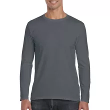 Férfi póló  Hosszú ujjú Gildan Gildan Mens Softstyle Long Sleeve Tee   Szénszürke   urespolo.h