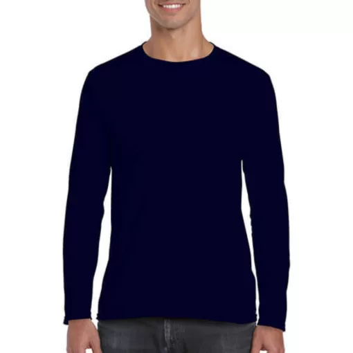 Férfi póló  Hosszú ujjú Gildan Gildan Mens Softstyle Long Sleeve Tee   Szénszürke   urespolo.h