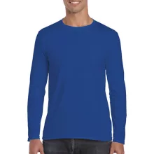 Férfi póló  Hosszú ujjú Gildan Gildan Mens Softstyle Long Sleeve Tee   Királykék   urespolo.hu