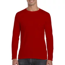 Férfi póló  Hosszú ujjú Gildan Gildan Mens Softstyle Long Sleeve Tee   Piros   urespolo.hu