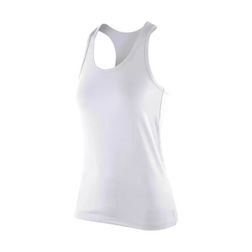 Női ujjatlan póló Result Women's Impact Softex Top XL (16), Fehér