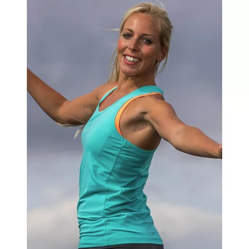 Női ujjatlan póló Result Women\'s Impact Softex Top L (14), PepperMenta