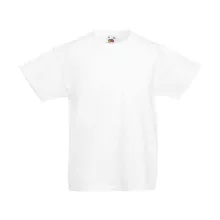 Gyerek póló  Rövid ujjú Fruit of the Loom Original T Kids   Fehér   urespolo.hu