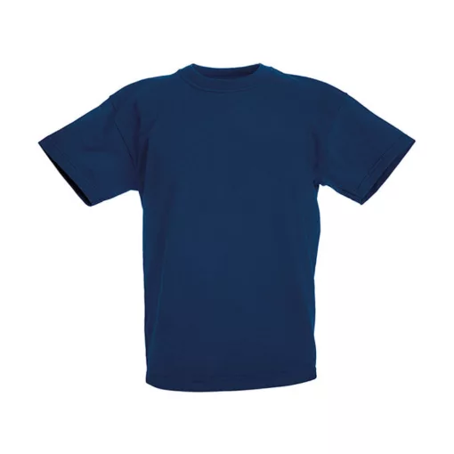 Gyerek póló  Rövid ujjú Fruit of the Loom Original T Kids   Sötétkék (navy)   urespolo.hu