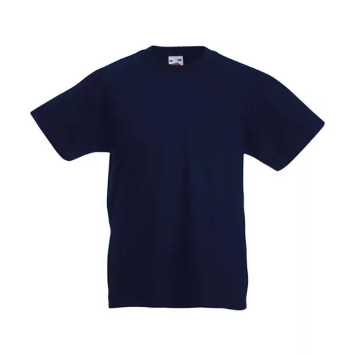Gyerek póló  Rövid ujjú Fruit of the Loom Original T Kids   Mély sötétkék (navy)   urespolo.hu