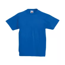 Gyerek póló  Rövid ujjú Fruit of the Loom Original T Kids   Királykék   urespolo.hu