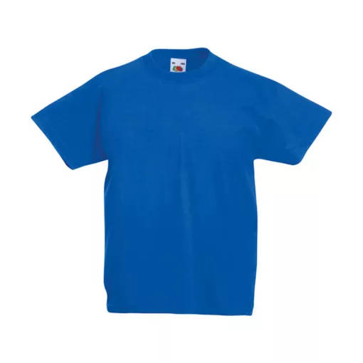 Gyerek póló  Rövid ujjú Fruit of the Loom Original T Kids   Királykék   urespolo.hu