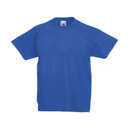 Gyerek póló  Rövid ujjú Fruit of the Loom Original T Kids   Azur kék   urespolo.hu