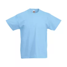 Gyerek póló  Rövid ujjú Fruit of the Loom Original T Kids   Ég kék   urespolo.hu
