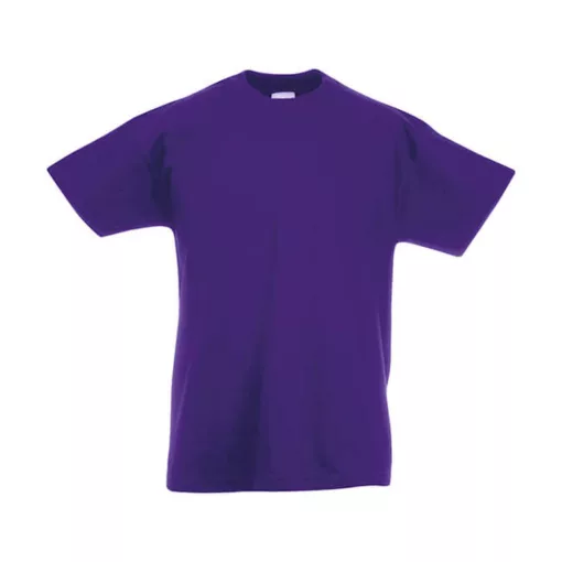 Gyerek póló  Rövid ujjú Fruit of the Loom Original T Kids   Lila   urespolo.hu