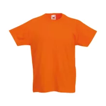 Gyerek póló  Rövid ujjú Fruit of the Loom Original T Kids   Narancssárga   urespolo.hu
