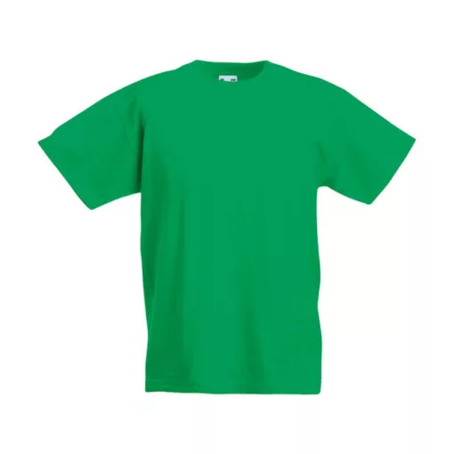 Gyerek póló  Rövid ujjú Fruit of the Loom Original T Kids   Kelly zöld   urespolo.hu