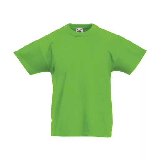 Gyerek póló  Rövid ujjú Fruit of the Loom Original T Kids   Lime zöld   urespolo.hu