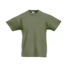 Gyerek póló  Rövid ujjú Fruit of the Loom Original T Kids   Oliva zöld   urespolo.hu