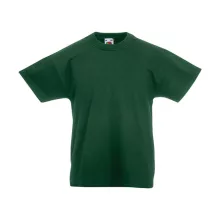 Gyerek póló  Rövid ujjú Fruit of the Loom Original T Kids   Sötétzöld   urespolo.hu