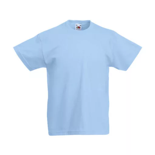 Gyerek póló  Rövid ujjú Fruit of the Loom Original T Kids   Napraforgó sárga   urespolo.hu
