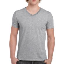 Férfi póló  Rövid ujjú Gildan Gildan Mens Softstyle V-Neck T-Shirt   Fekete   urespolo.hu