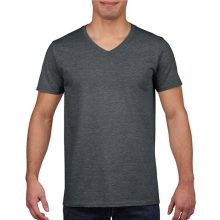 Férfi póló  Rövid ujjú Gildan Gildan Mens Softstyle V-Neck T-Shirt   Fekete   urespolo.hu