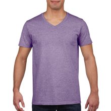 Férfi póló  Rövid ujjú Gildan Gildan Mens Softstyle V-Neck T-Shirt   Fekete   urespolo.hu