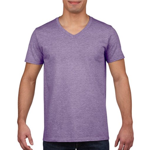 Férfi póló  Rövid ujjú Gildan Gildan Mens Softstyle V-Neck T-Shirt   Fekete   urespolo.hu