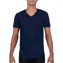 Férfi póló  Rövid ujjú Gildan Gildan Mens Softstyle V-Neck T-Shirt   Sötétkék (navy)   urespol