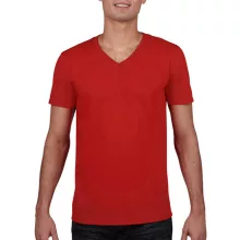 Férfi póló  Rövid ujjú Gildan Gildan Mens Softstyle V-Neck T-Shirt   Lila   urespolo.hu