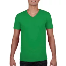 Férfi póló  Rövid ujjú Gildan Gildan Mens Softstyle V-Neck T-Shirt   Ír zöld   urespolo.hu
