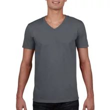 Férfi póló  Rövid ujjú Gildan Gildan Mens Softstyle V-Neck T-Shirt   Ír zöld   urespolo.hu